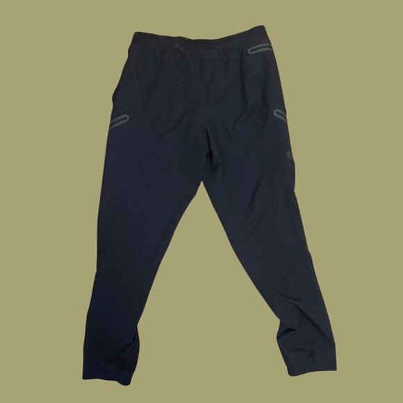 Under Armour Black Zip Pocket Joggers Men’s Size Large – Athletic Sweatpants - Picture 3 of 8